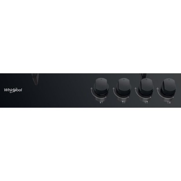 Whirlpool AKT 616/NB hob Black Built-in 60 cm Gas 4 zone(s)