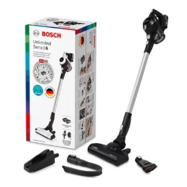 Bosch Serie 6 BBS611BSC stick vacuum/electric broom 2-in-1 stick vacuum Battery Dry Bagless Black 2.5 Ah