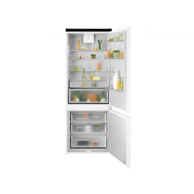 190 cm auk&scaron;čio ,70 cm pločio įmontuojamas &scaron;aldytuvas Electrolux E7TNAE75S