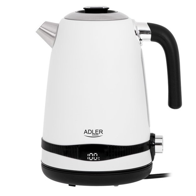 Adler AD 1295w electric kettle 1.7 L 2200 W Black, White
