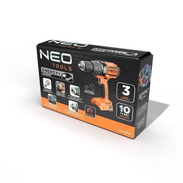 Brushless Impact Drill 100Nm Energy+