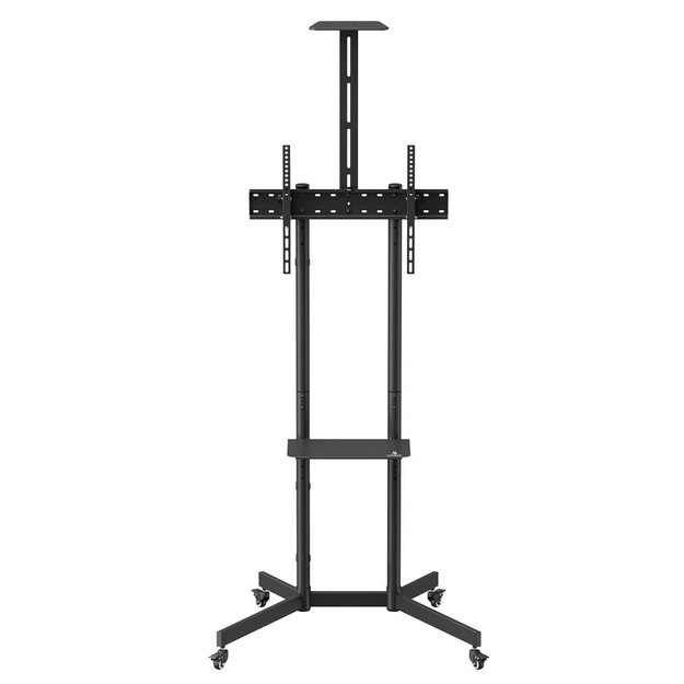 Maclean TV stand / cart, camera shelf, on wheels, 37-70 , max load 45kg/5kg shelf, max. VESA 600x400, MC-113 B