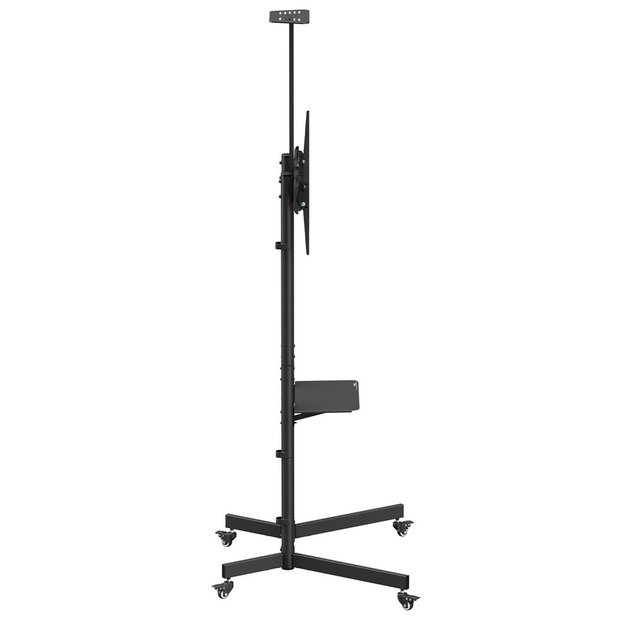 Maclean TV stand / cart, camera shelf, on wheels, 37-70 , max load 45kg/5kg shelf, max. VESA 600x400, MC-113 B