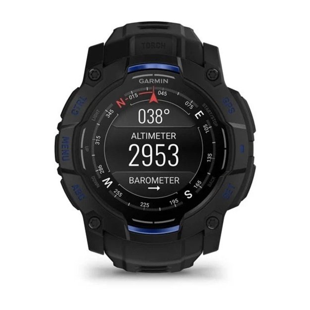 Garmin Instinct 3 AMOLED, 50mm, Schwarz/Blau