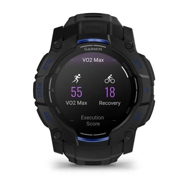 Garmin Instinct 3 AMOLED, 50mm, Schwarz/Blau