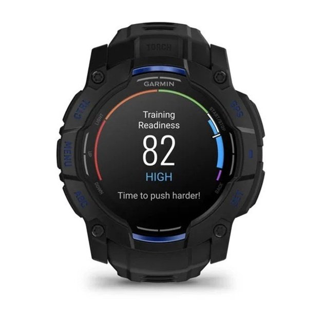 Garmin Instinct 3 AMOLED, 50mm, Schwarz/Blau