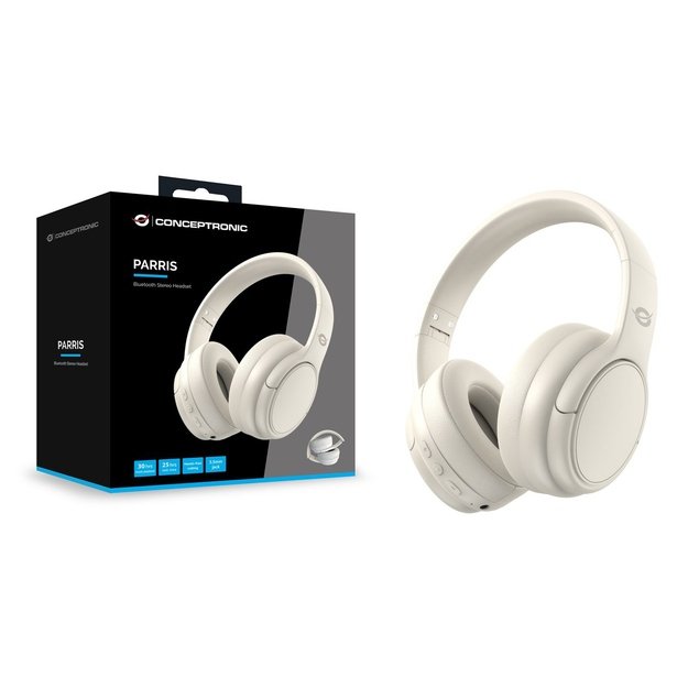 CONCEPTRONIC Headset Stereo WLS BT5.4/Mikro/Faltb.  30Std ws
