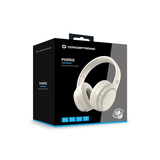 CONCEPTRONIC Headset Stereo WLS BT5.4/Mikro/Faltb.  30Std ws
