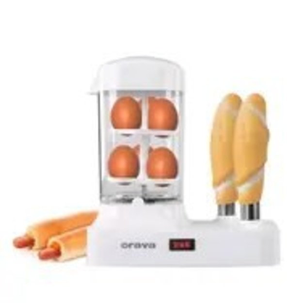 Orava HM-03 hotdog maker Hot dog toaster 250 W White