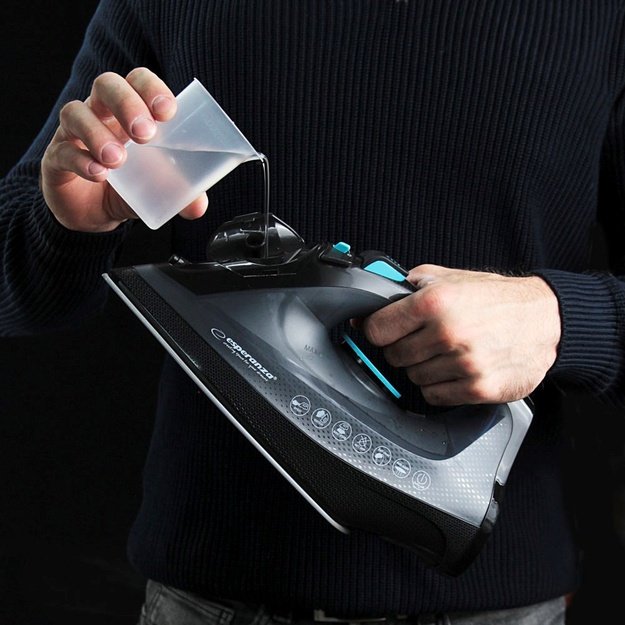 Esperanza EHI010 Steam iron Ceramic soleplate Grey, Black 2600 W