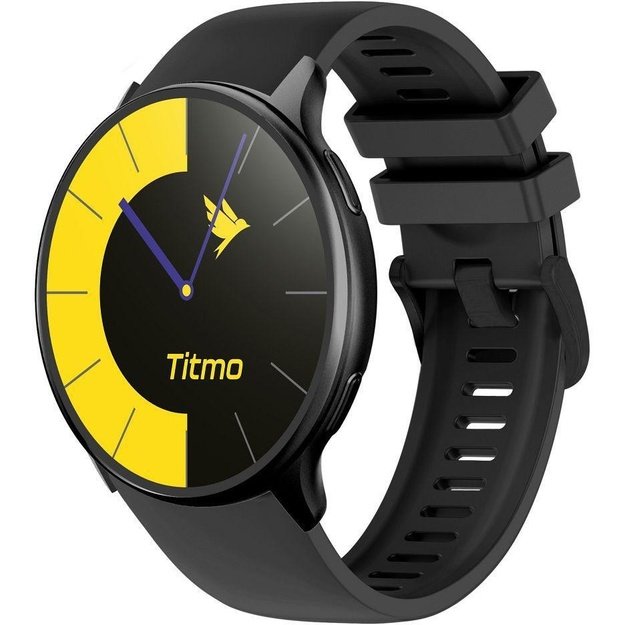 Smartwatch Titmo O-200 GPS AMOLED Bluetooth IP68 black