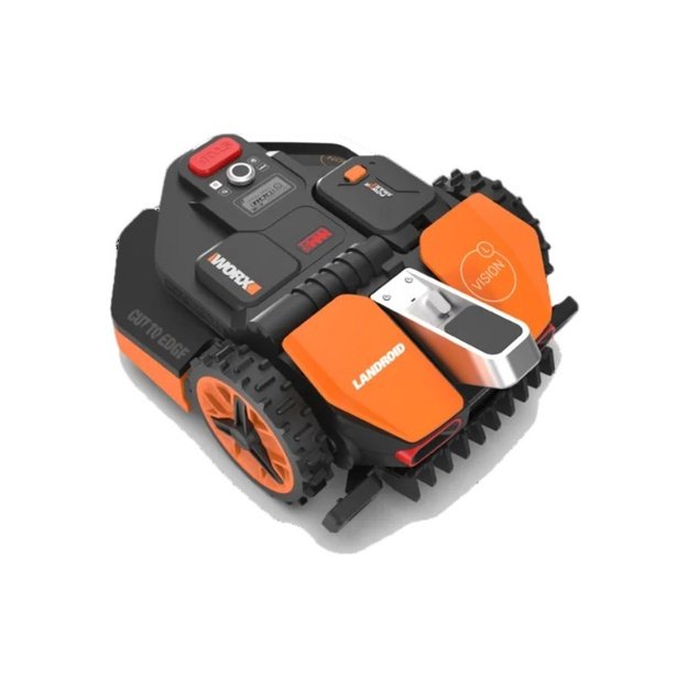 WORX Landroid Vision L1300 Robotic lawn mower Battery Black, Orange, Red, Silver