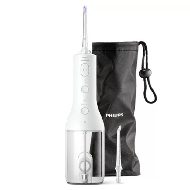 Philips Sonicare Power Flosser 3000 Series HX3826/31 Burnos irigatorius, Balta