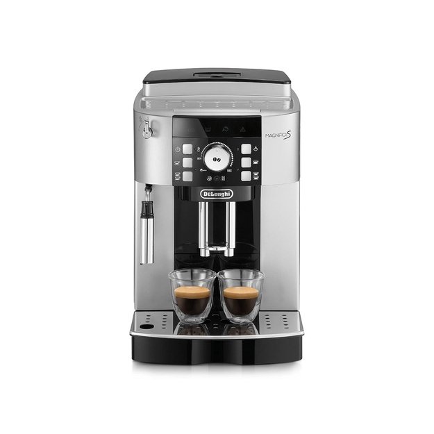 Coffee machine fully automatic DeLonghi Magnifica ECAM 21.117.SB (1450W, silver color)