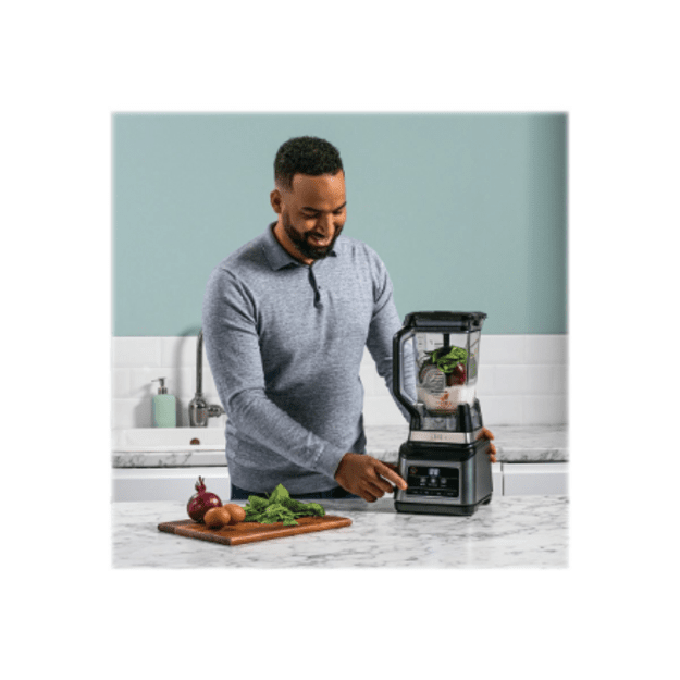 NINJA Mixer Blender 2in1 with Auto IQ | BN750EU | Tabletop | 1200 W | Jar material Plastic | Jar capacity 2.1+0.7 L | Ice crushi