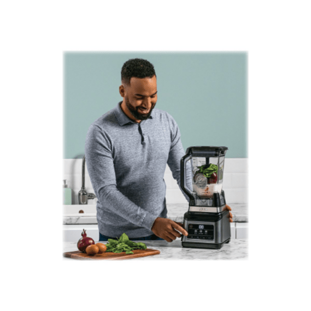 NINJA Mixer Blender 2in1 with Auto IQ | BN750EU | Tabletop | 1200 W | Jar material Plastic | Jar capacity 2.1+0.7 L | Ice crushi