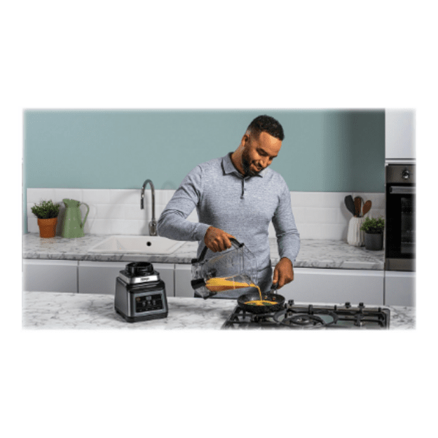 NINJA Mixer Blender 2in1 with Auto IQ | BN750EU | Tabletop | 1200 W | Jar material Plastic | Jar capacity 2.1+0.7 L | Ice crushi