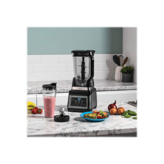 NINJA Mixer Blender 2in1 with Auto IQ | BN750EU | Tabletop | 1200 W | Jar material Plastic | Jar capacity 2.1+0.7 L | Ice crushi