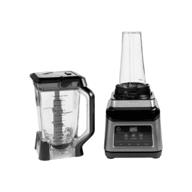 NINJA Mixer Blender 2in1 with Auto IQ | BN750EU | Tabletop | 1200 W | Jar material Plastic | Jar capacity 2.1+0.7 L | Ice crushi