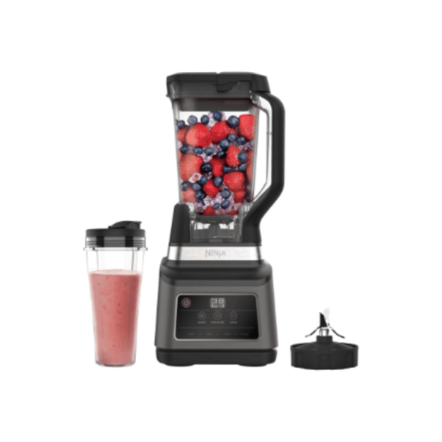 NINJA Mixer Blender 2in1 with Auto IQ | BN750EU | Tabletop | 1200 W | Jar material Plastic | Jar capacity 2.1+0.7 L | Ice crushi