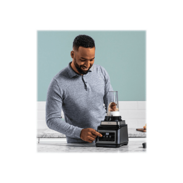 NINJA Mixer Blender 2in1 with Auto IQ | BN750EU | Tabletop | 1200 W | Jar material Plastic | Jar capacity 2.1+0.7 L | Ice crushi