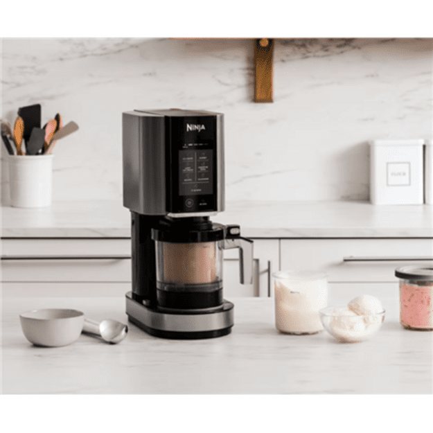 NINJA Ice Cream Maker | NC302EU CREAMi 7-in-1 | Power 800 W | Capacity 0.493 L | Black/Silver