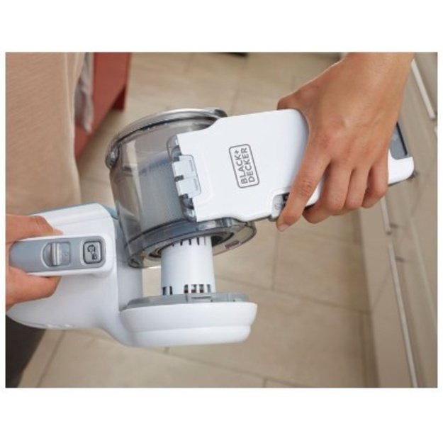Vacuum cleaner bagless, handheld Black&Decker Pivot PV1820L-QW (35W, white color)