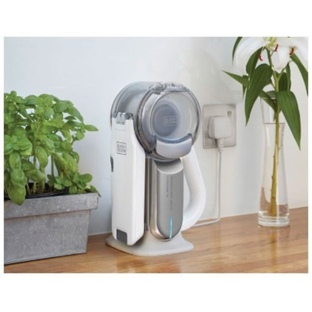 Vacuum cleaner bagless, handheld Black&Decker Pivot PV1820L-QW (35W, white color)