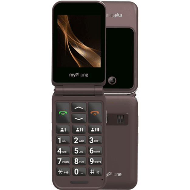 myPhone Harmony LTE Praline Collection | Brown | 2.8+1.44   | IPS | 48 MB | 128 MB | Single SIM | MicroSD | Bluetooth | 5.1 | Ma