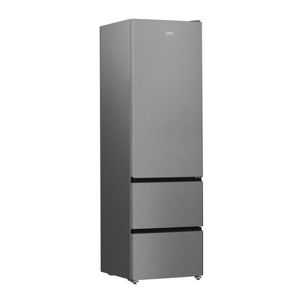 BEKO B3RGNA354HXB1 freestanding fridge, 203 cm, silver