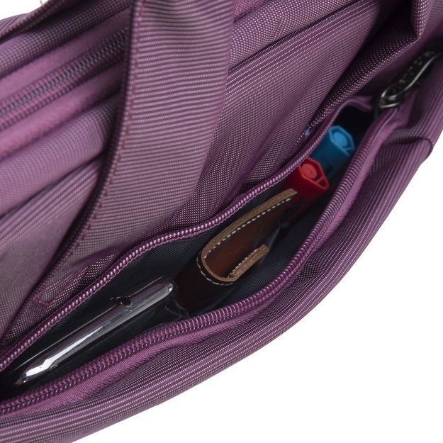 Rivacase Central 33.8 cm (13.3 ) Briefcase Purple