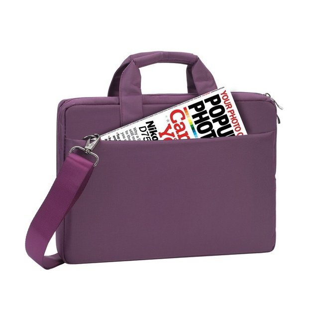 Rivacase Central 33.8 cm (13.3 ) Briefcase Purple