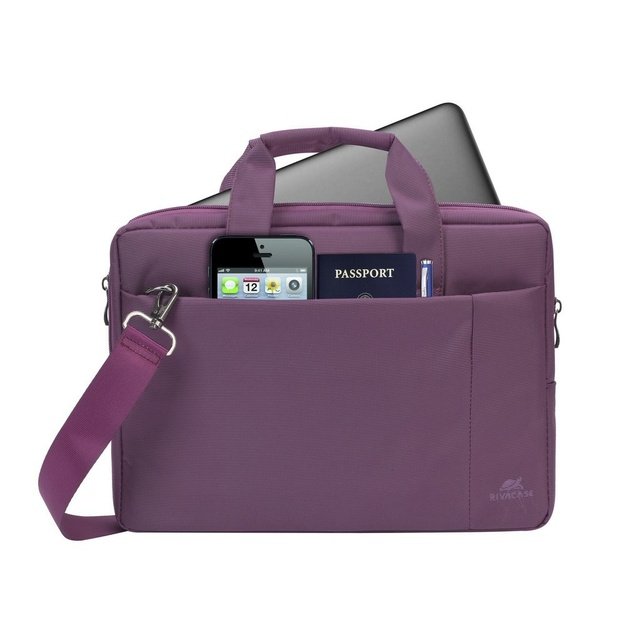 Rivacase Central 33.8 cm (13.3 ) Briefcase Purple