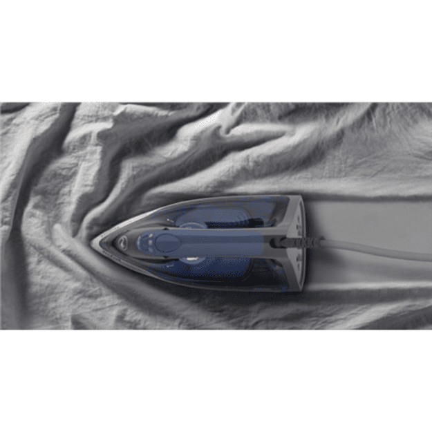Tefal Express Steam FV2837 Dry & Steam iron Cerilium soleplate 2400 W Blue, Grey, White