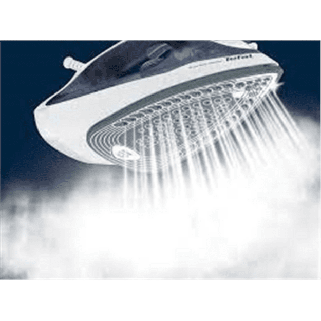 Tefal Express Steam FV2837 Dry & Steam iron Cerilium soleplate 2400 W Blue, Grey, White