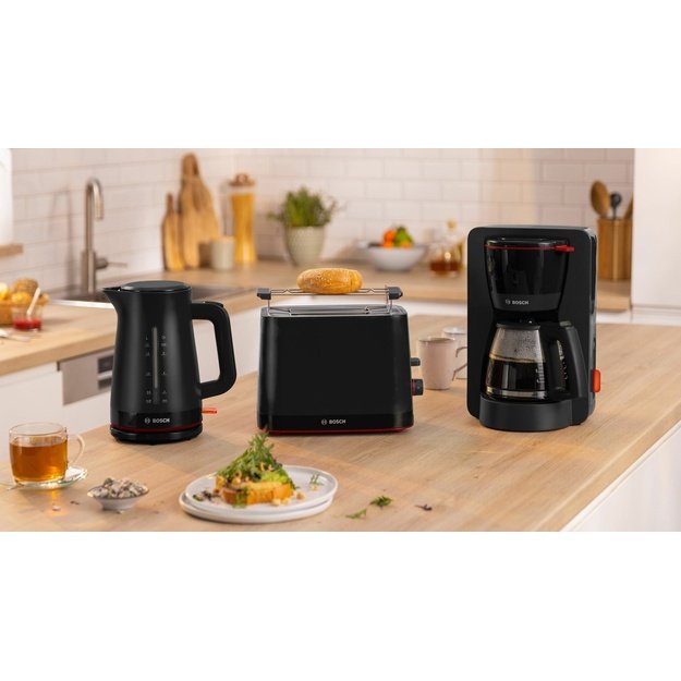 Bosch Compact Toaster | TAT3M123 MyMoment | Power 950 W | Number of slots 2 | Housing material Plastic | Black