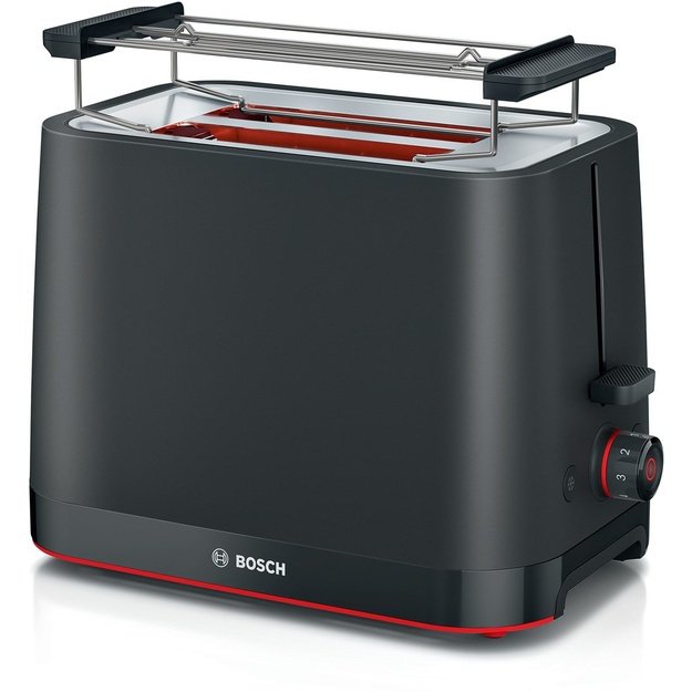 Bosch Compact Toaster | TAT3M123 MyMoment | Power 950 W | Number of slots 2 | Housing material Plastic | Black
