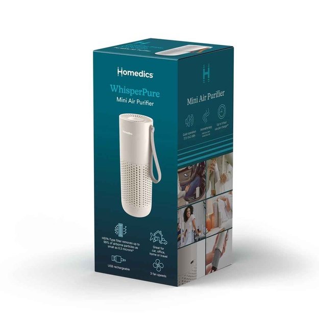 Homedics AP-P59BG-WW Whisper Pure Mini Air Purifier