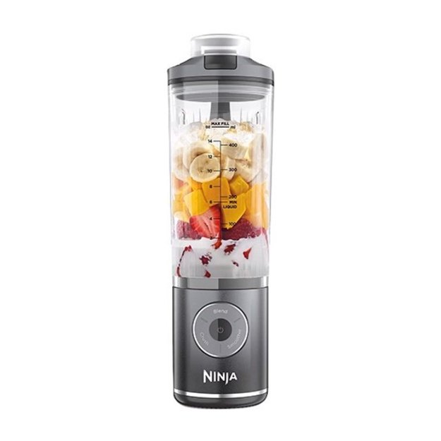 Ninja BC251EUGY blender 0.57 L Portable blender Grey, Transparent