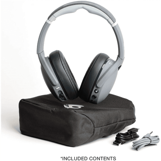 Skullcandy | Wireless Headphones | Crusher Evo | Wireless | Over-Ear | Microphone | Chill Grey