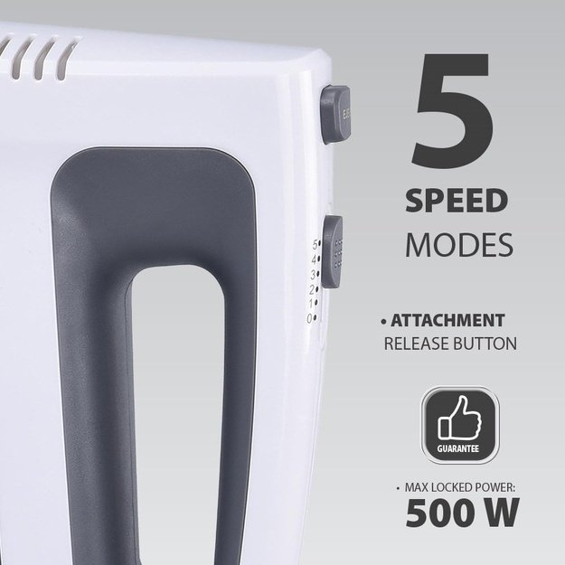 Hand mixer MAESTRO MR-502 500W White, Black