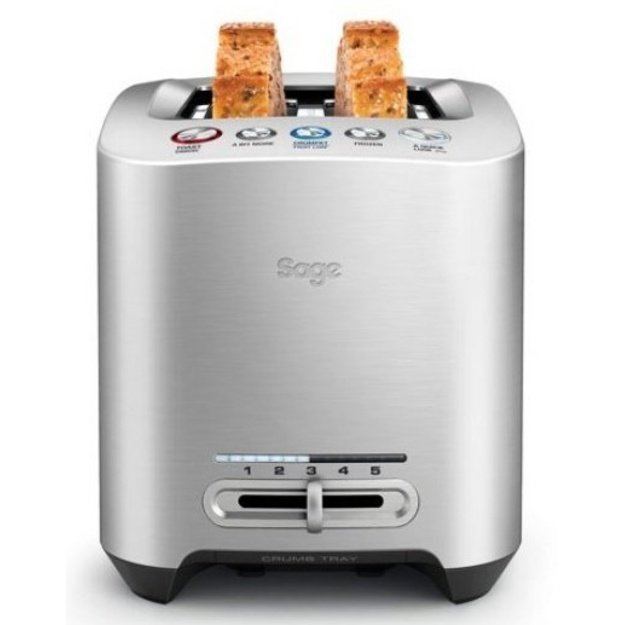 Sage the Smart Toast 5 2 slice(s) Silver