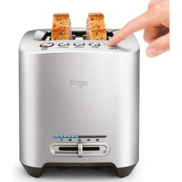 Sage the Smart Toast 5 2 slice(s) Silver