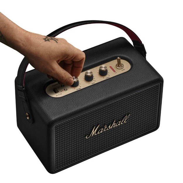 Marshall Kilburn III kolonėlė, juoda/žalvarinė 2