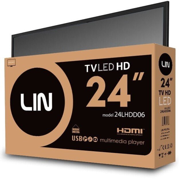 TV set LIN 24LHDD06 HD Ready DVB-T2 Black 1