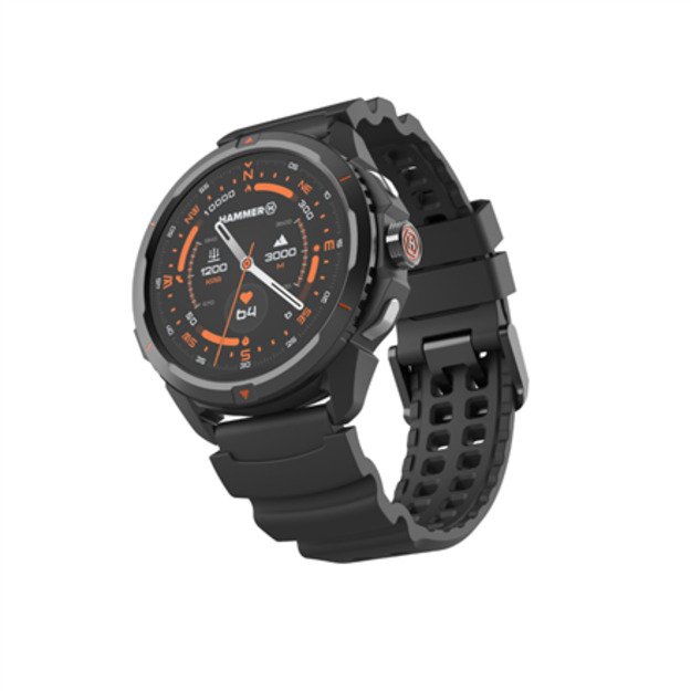 Hammer Watch 2 | Smart watch | GPS (satellite) | AMOLED | 1.5  | Waterproof | Black 11