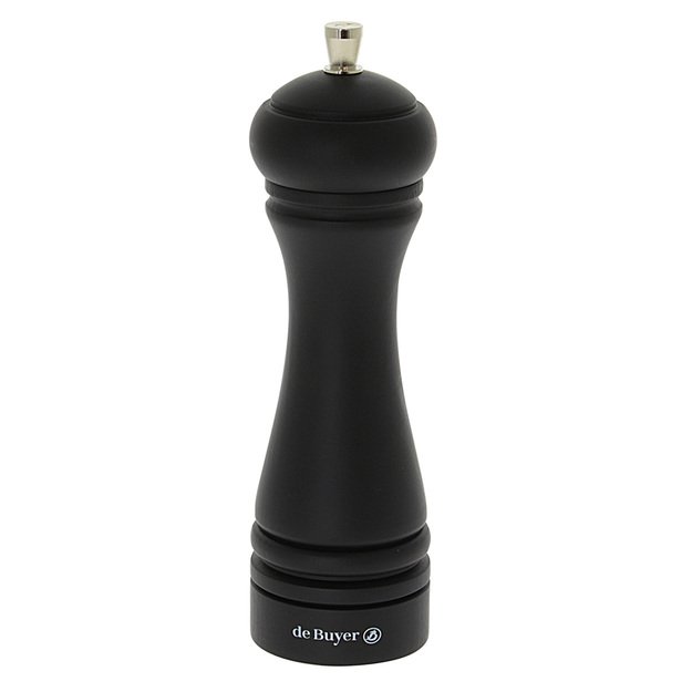 Pepper grinder, 18 cm, black matt, Java