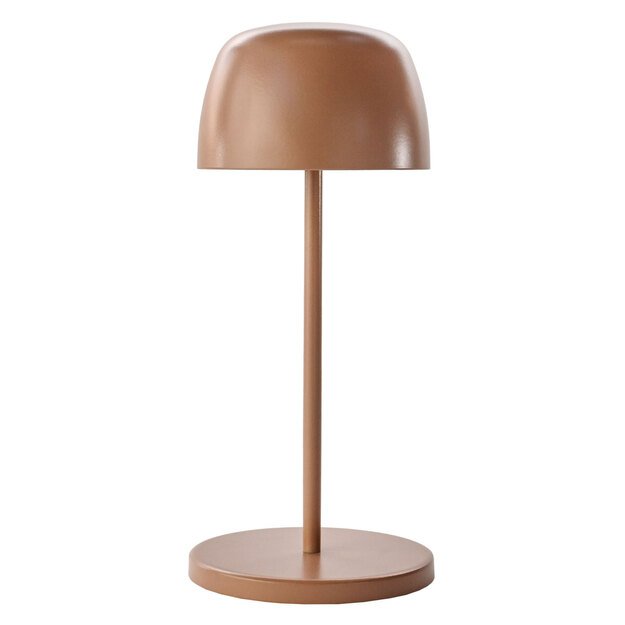 Table lamp, toffee, aluminum, Mod
