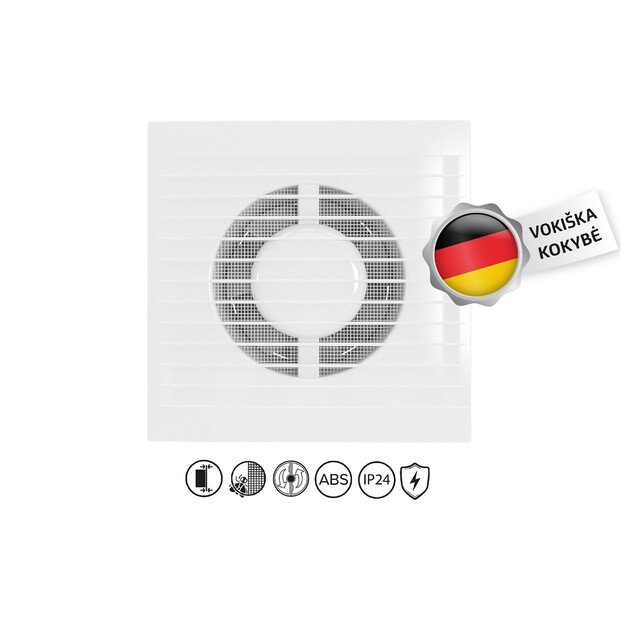 VLANO E 100 S (paprasta komplektacija) 100 mm