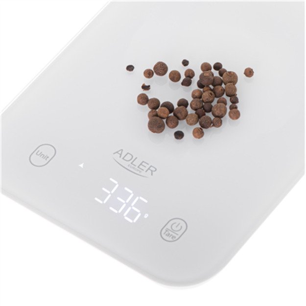 Adler Kitchen Scale | AD 3181w | Graduation 1 g | Display type LED | White 1